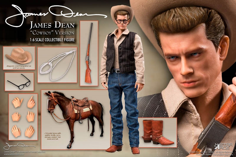 James Dean - Cowboy Deluxe Version with Horse - Star Ace 1/6 Scale