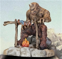 Cyclops Barbecue Diorama Scene - Harryhausen - Star Ace Statue