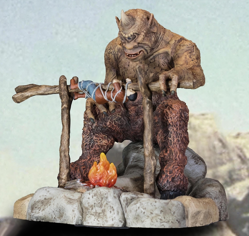 Cyclops Barbecue Diorama Scene - Harryhausen - Star Ace Statue