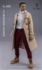 Trendy Casual Agent Trench Coat - Two Versions - SA Toys 1/6 Scale Accessory Set