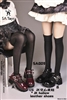 JK Hollow Leather Shoes - SA Toys 1/6 Scale Accessory
