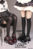 JK Hollow Leather Shoes - SA Toys 1/6 Scale Accessory