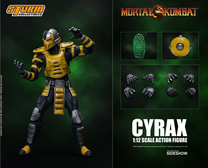 Cyrax - Mortal Kombat - Storm Collectibles 1/12 Scale