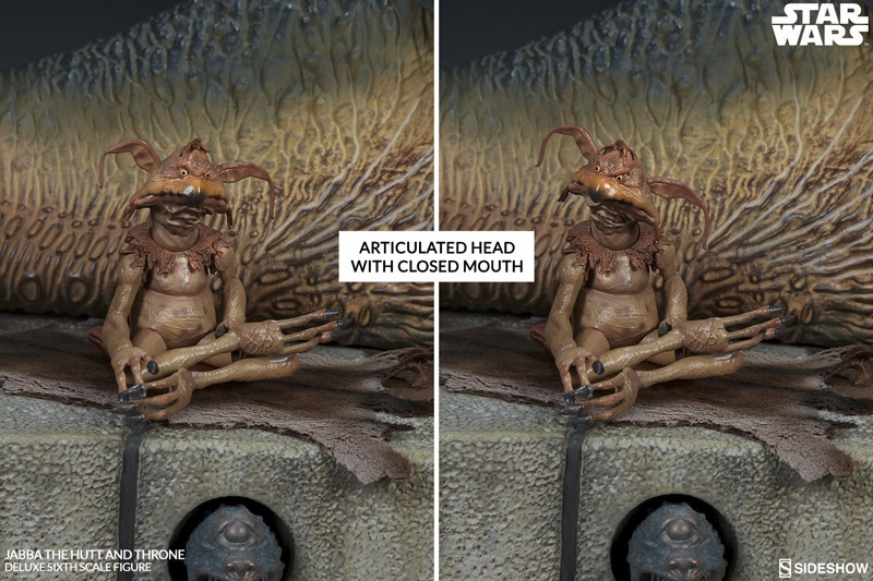 Jabba the Hutt and Throne Deluxe - Star Wars - Sideshow 1/6 Scale