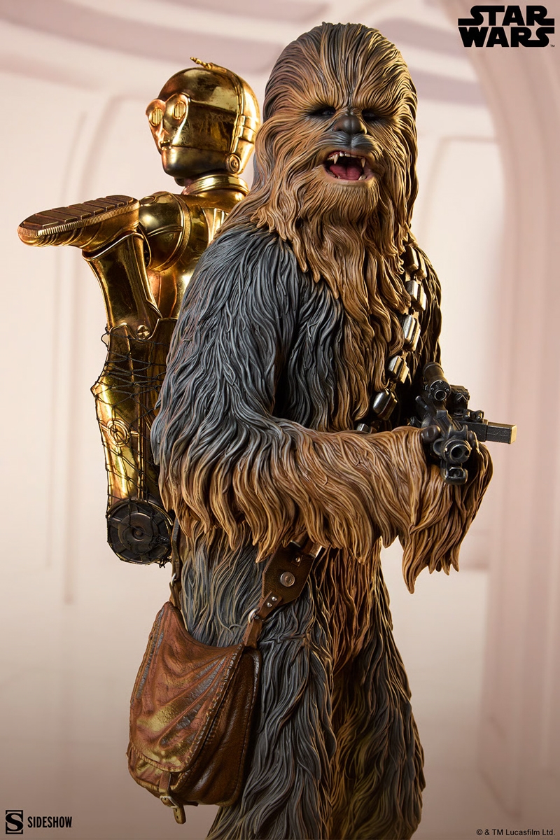 Chewbacca and C-3PO - Star Wars - Sideshow Premium Format Figure