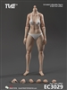 Sporty Girl Muscular Body Medium Bust Fair Skin - True 1 Toys 1/6 Scale Body