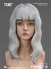 Nini Resin MovableEyes Head Sculpt Long Gray Hair Version -  True 1 Toys 1/6 Scale Accessory