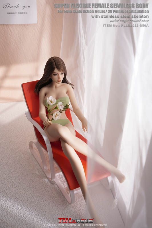 Female Seamless Body in Pale with Bikini Green - TB League 1/6 Scale Figure