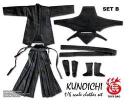 Ninja Clothes - Female Set - Toys Dao 1/6 Scale Accessory Set