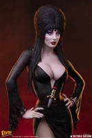 Elvira: Mistress of the Dark Black Glitter Dress Variant)- Tweeterhead Quarter Scale Maquette