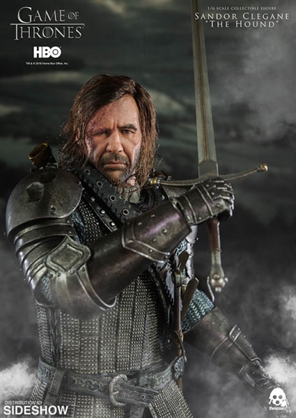 Figurine Eaglemoss Sandor Clegane (The Hound) - Game Of Thrones, échelle 1:21, Peinte à La Main