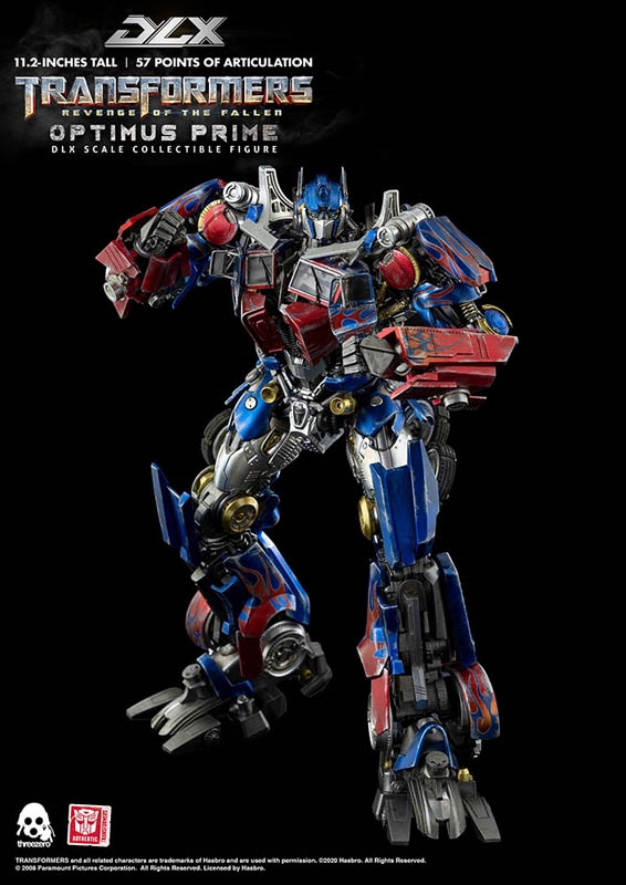 Optimus Prime -  Transformers: Revenge of the Fallen - Threezero + Hasbro DLX Collectibles Figure