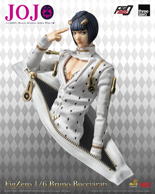 Bruno Bucciarati -JOJOs Bizarro Adventure Golden Wind- Threezero 1/6 Scale Figure
