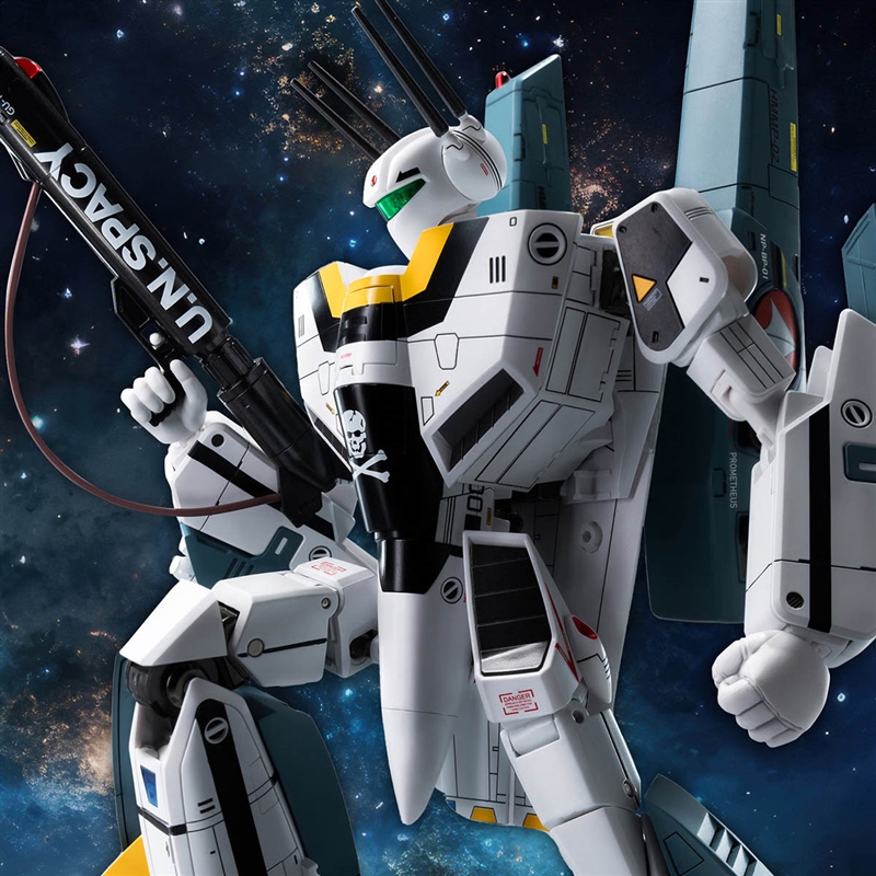 ROBO-DOU ROBOTECH VF-1S Super Veritech Set (RICK HUNTER) - Threezero Collectible Figure