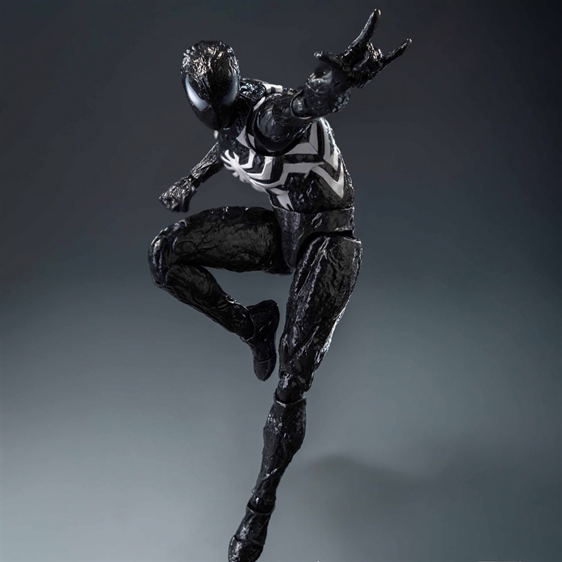 DLX Spider-Man Symbiote Suit (Peter Parker) - Marvel - Threezero Collectble Figure