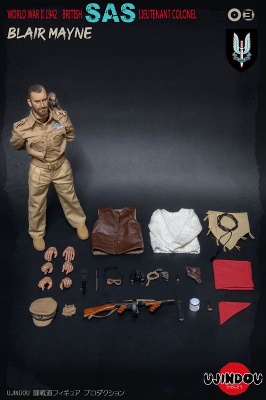 Colonel Blair Mayne - British SAS Lieutenant - Ujindou 1/6 Scale