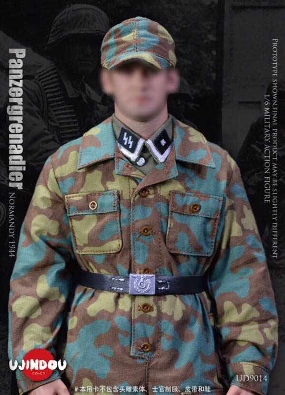 Panzergrenadier Normandy 1944 Italian Camouflage Uniform - Ujindou 1/6 Scale Accessory Set