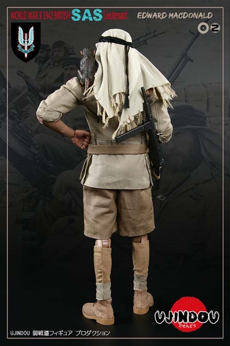 Edward MacDonald - WWII British SAS Lieutenant - Ujindou 1/6 Scale