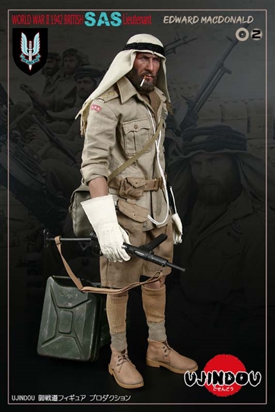 Edward MacDonald - WWII British SAS Lieutenant - Ujindou 1/6 Scale