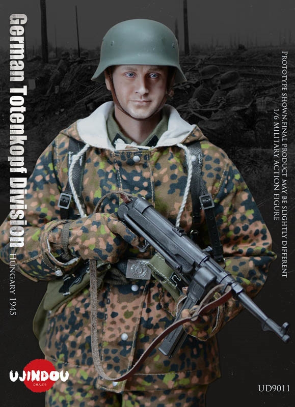 WW2 German Totenkopf Division Hungary 1945 - Ujindou 1/6 Scale Figure