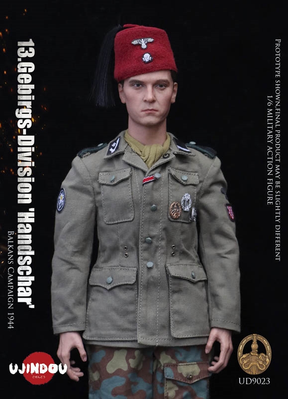 Handschar - WWII 31st Gebirgs Division Pionier Balkans 1944 - Ujindou 1/6 Scale