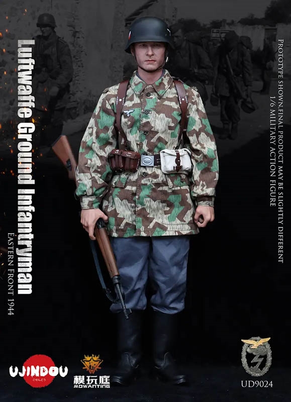 German Luftwaffe Feld Division Eastern Front 1944 - Military Warfare Series - Ujindou 1/6 Scale Figure