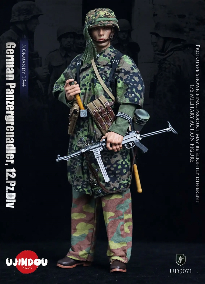 German Panzergrenadier, 12.Pz.Div, Normandy 1944 - World War II - Ujindou 1/6 Scale Figure