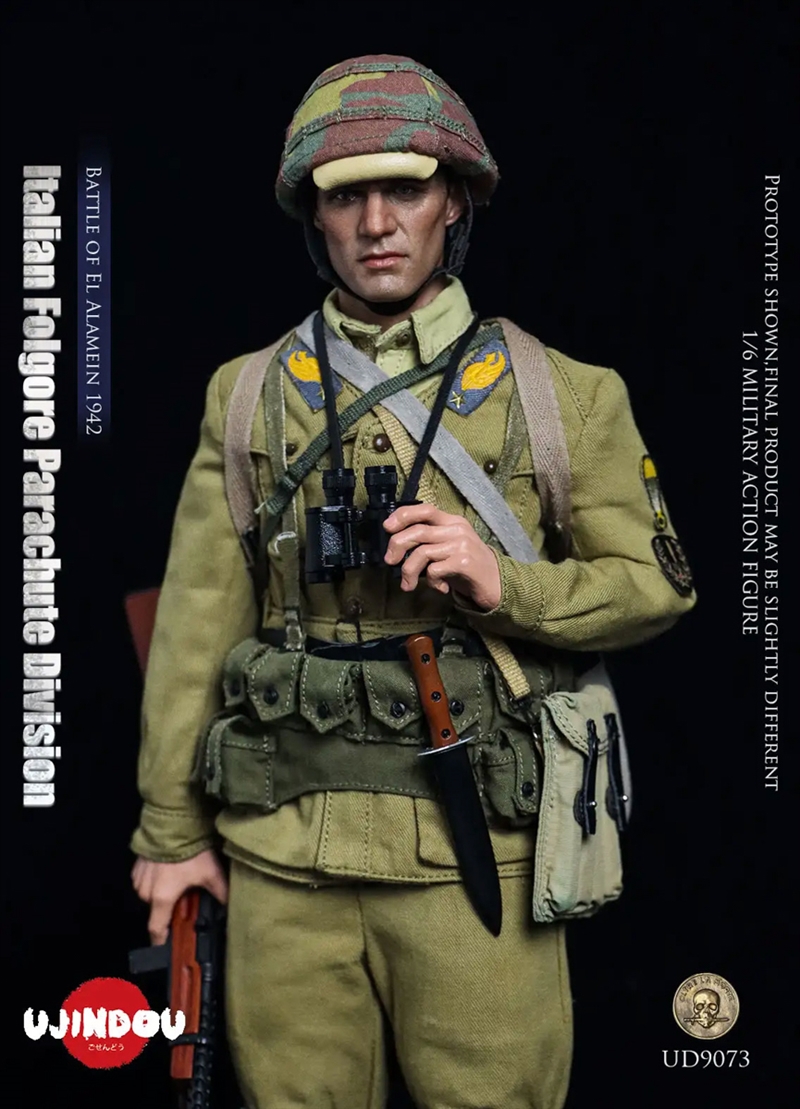 Italian Folgore Parachute Division, Battle of El Alamein 1942 - Ujindou 1/6 Scale Figure
