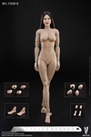Asian Beauty Head Sculpture + VC 3.0 Female Body Set - Three Options - Very Cool 1/6 Scale