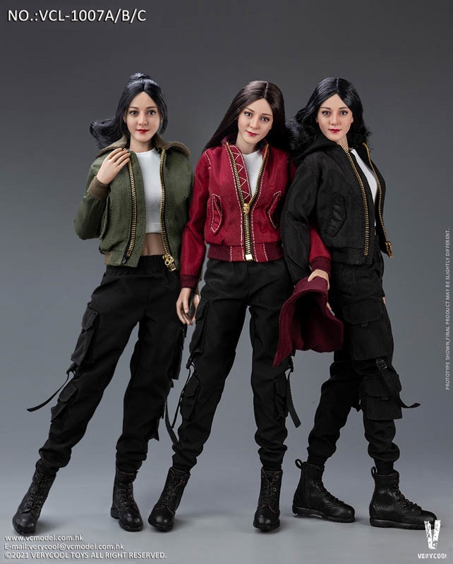 Girlfriend Fashion Jacket Set - Three Color Options - Very Cool 1/6 Scale Accessory