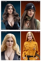 Western Actress Head Sculpt - Four Versions - Very Cool 1/6 Scale Accessory
