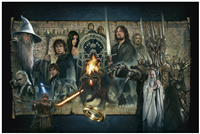 Lord of the Rings - Vanderstelt Studio Art Print BUNDLE of 3 Prints