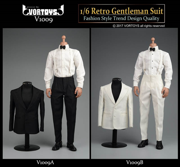 1/6 Scale Gentleman/ Woman Suit Set Outfits For 12" Figure Hot Toys Sideshow NEW 