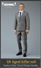 Male Agent Suit Set - Grey Version - Vor Toys 1/6 Scale Accessory Set