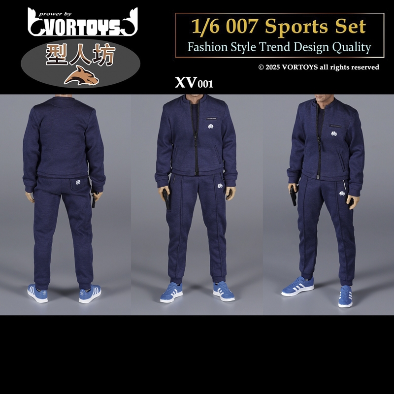 Agent Training Sportswear Set - Vor Toys 1/6 Scale Accessory Set