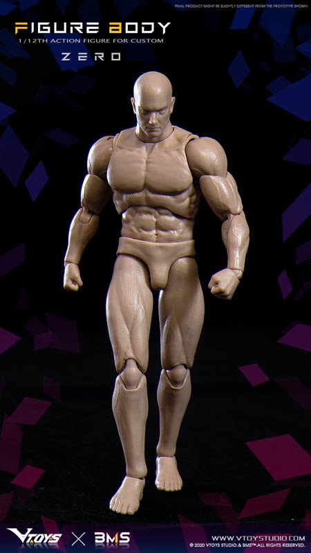 Figure Body Zero Black 1/12 Scale Figure Body