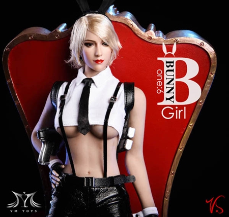 Bunny Girl Killer with Blonde Hair  - VS Toys 1/6 Scale Accessory Set