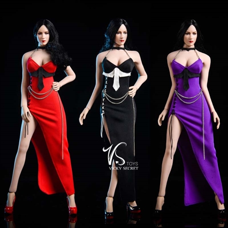 Dress - Three Color Options - VS Toys 1/6 Scale Figure
