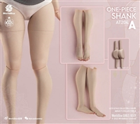Chunky Legs Pale Set A One-Piece Shank - Worldbox 1/6 Scale Figure