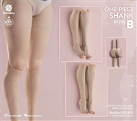 Chunky Legs Pale Set B One-Piece Shank - Worldbox 1/6 Scale Figure
