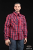 Plaid Shirt and Jeans Set - Red Version - XRF 1/6 Scale Accessory Set