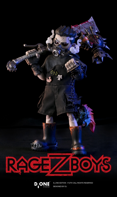 YaiZai Out of Control Version Rage-ZBoysSeries - D One Studio 1/12 Scale Action Figure