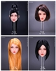 Female Head Meier - Four Versions - YM Toys 1/6 Scale