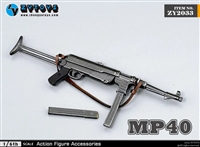 MP40 Submachine Gun - ZY Toys 1/6 Plastic Model Accessory