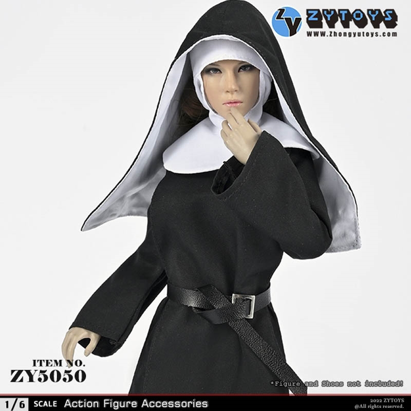 Nun's Costume - ZY Toys 1/6 Scale Accessories Set