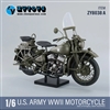 US Army Motorcycle - World War II  - ZY Toys 1/6 Scale Figure
