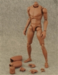 Wide Shouldered Male Figure Body - African Version - ZY Toys 1/6 Scale
