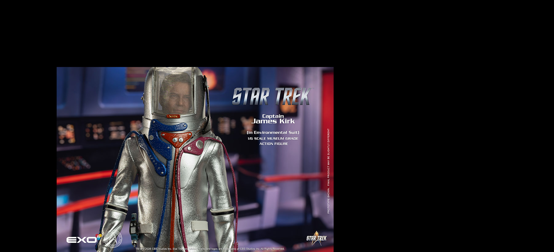 Captain James Kirk in Environmental Suit Tholian Web Star Trek
